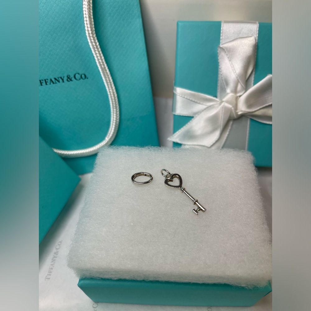 Tiffany & Co Heart Key Charm